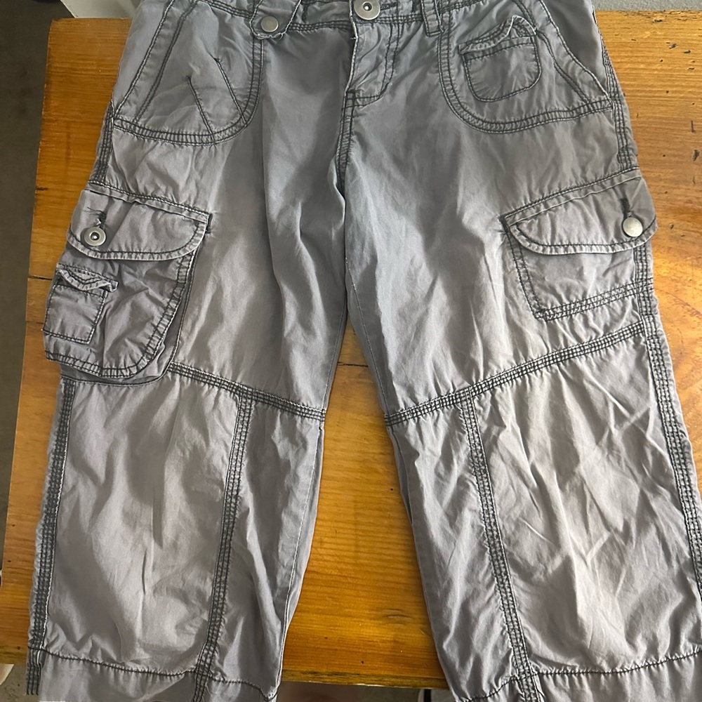 Mossimo Supply Co. Gray Cargo Shorts